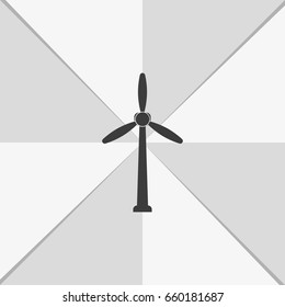 Wind turbine icon.
