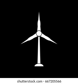 Wind turbine icon