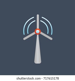 Wind turbine icon