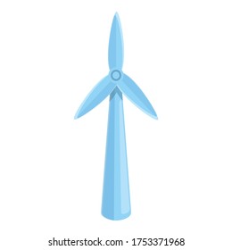 Icono de turbina eólica. Dibujo del icono del vector de turbina eólica para diseño web aislado en fondo blanco