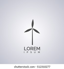 wind turbine icon design