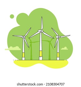 wind farm clipart free