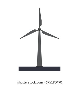 wind turbine icon image 