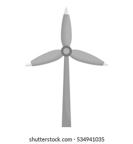 wind turbine icon image vector illustration design 