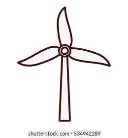 wind turbine icon image vector illustration design 