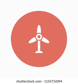 wind turbine icon vector