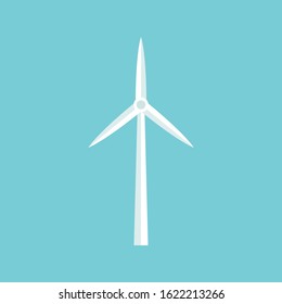 wind turbine icon, vector illustration