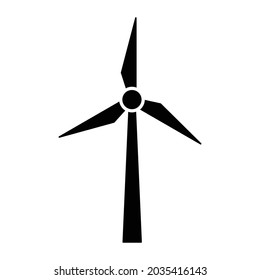 wind turbine icon windmill sign vector