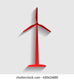 Wind turbine logo or sign