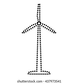 Wind turbine logo or sign