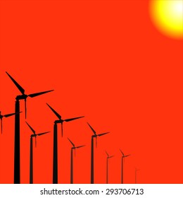 wind turbine and power backgrounds