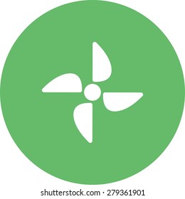 Wind, turbine, power icon vector image. Can also be used for energy and technology. Suitable for web apps, mobile apps and print media.