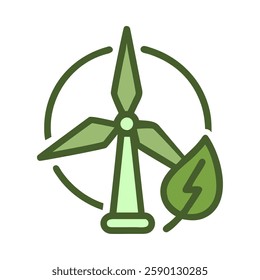 Wind turbine for renewable resources and clean energy generation