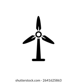 Wind Turbine Shadow as Tree Representing Harmony of Renewable Energy and Nature