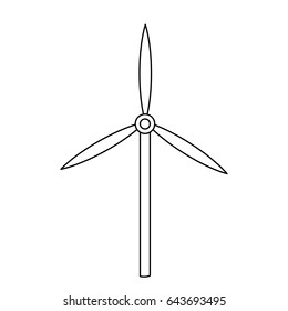 wind turbine tower energy recycle line