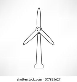 Wind Turbine, vector