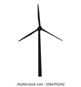 Wind Turbine - Vector Icon