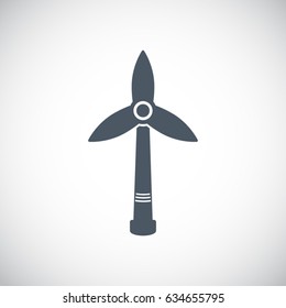 wind turbine vector icon