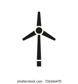 wind turbine vector icon