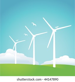 wind turbines