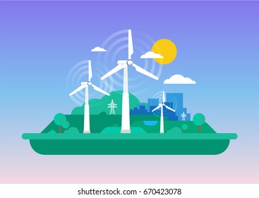 Wind turbines high voltage green energy generator alternative power