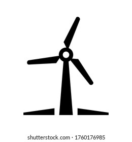 Wind turbines icon or logo isolated sign symbol vector illustration - high quality black style vector icons
