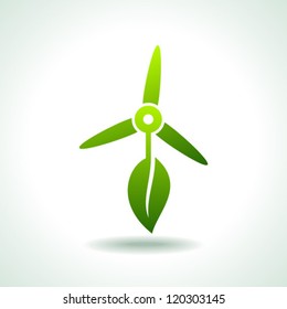 wind turbines with leaf save environment concept