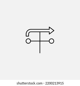 Icono de viento vane vector,Símbolo, ilustración de logotipo para web y móvil