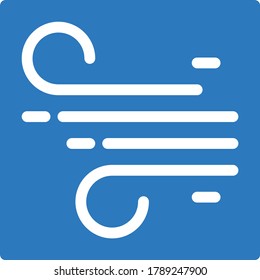 wind vector glyph color icon 