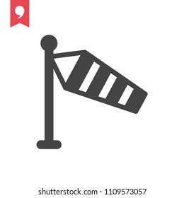 Wind vector icon