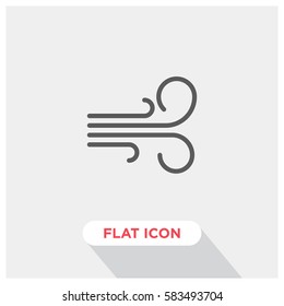 Wind vector icon