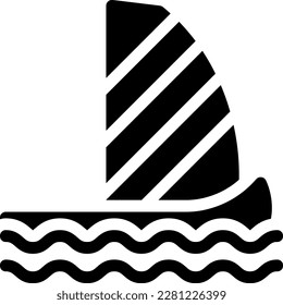 ilustración de wind Vector en un fondo transparente. Símbolos de calidad superior. Iconos vectoriales de glifos para diseño de conceptos y gráficos. 
