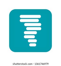 Wind. Weather forecast. Flat icon or sign. Illustration