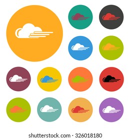 Wind weather icon