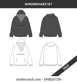 Windbreaker set Design for Commercial Use