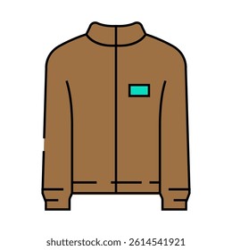 windbreakers streetwear cloth fashion line icon vector. windbreakers streetwear cloth fashion sign. isolated symbol illustration