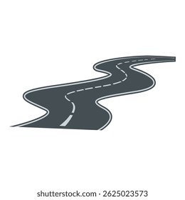 Winding road is inviting you to a mysterious destination