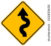 Winding Road Sign
