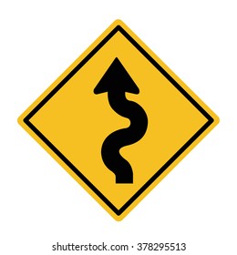 Winding Road Sign