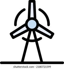 Windmil Vector illustration on a transparent background.Premium quality symmbols.Stroke vector icon for concept and graphic design.