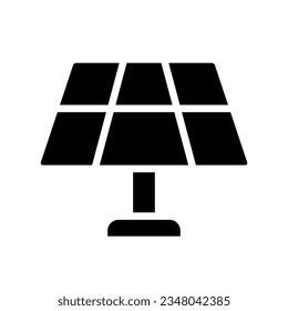 Windmühle schwarze Glyphe Symbol. Erneuerbare Windenergie. umweltfreundliche Stromerzeugungsanlage. Alternative Quelle. Silhouette-Symbol auf weißem Raum. Festes Piktogramm. Vektorgrafik einzeln