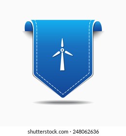 Windmill blue Vector Icon Design