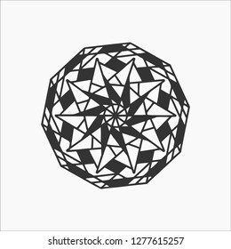 windmill circle ornament