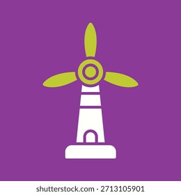 Ícone gráfico do Windmill Creative Vetor