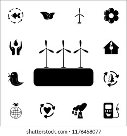 Windmill Electra Mills icon. Ecology icons universal set for web and mobile