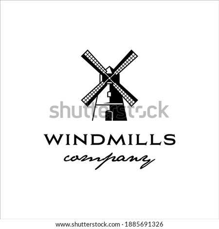 Windmill with elegant and classic design style