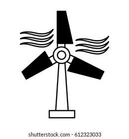windmill energy alternative icon