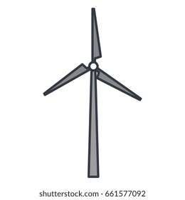 windmill energy alternative icon