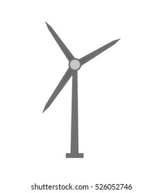 windmill energy alternative icon vector illustration design