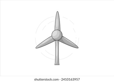 Windmill Energy Environmental Sticker Design